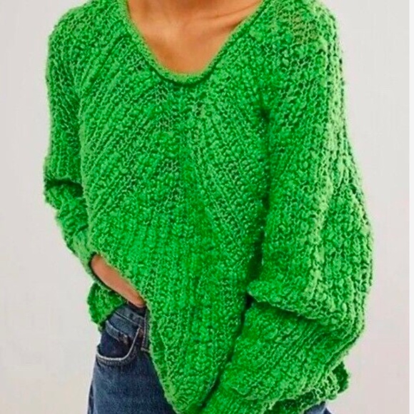 Free People Women’s “In a Swirl” Pullover Sweater - Picture 2 of 4